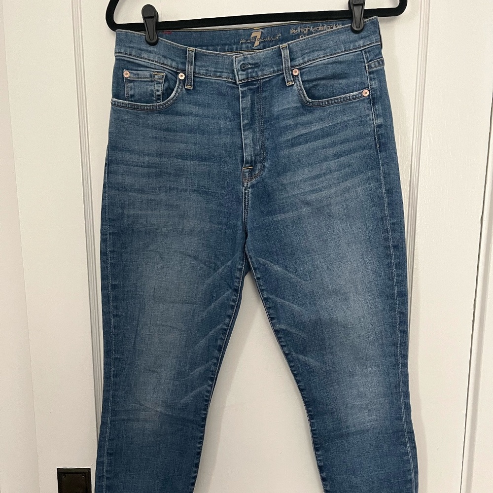 7 For All Mankind Skinny Jeans Sz 31